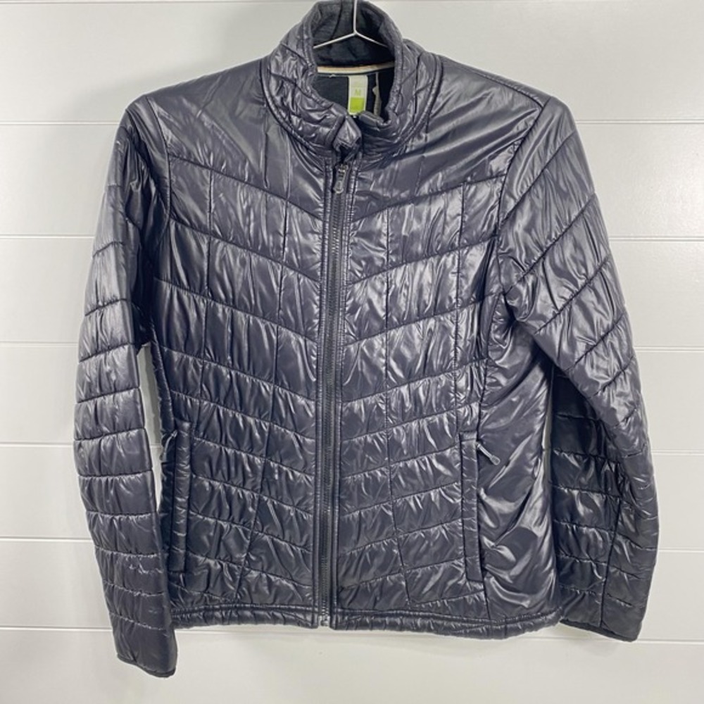 Smartwool Jacket Womens Medium Quilted Full Zip Merino Wool Blend Damaged Liner